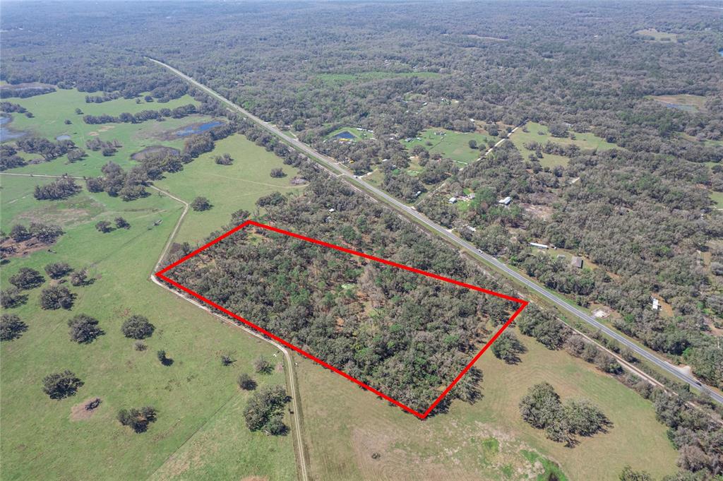 301 South St Webster Webster, FL 33597 - Photo 7 of 12 a view of a backyard with wooden fence