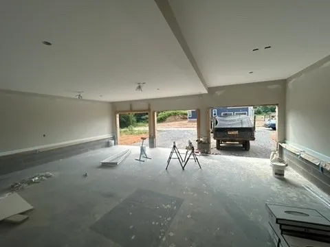 a very nice looking room with a large window