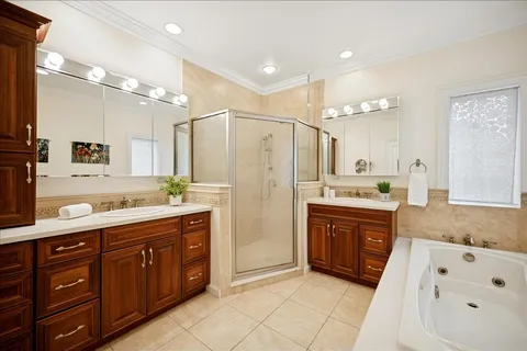 a bathroom with a granite countertop sink mirror and a