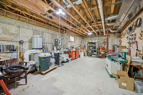 a view of a storage room