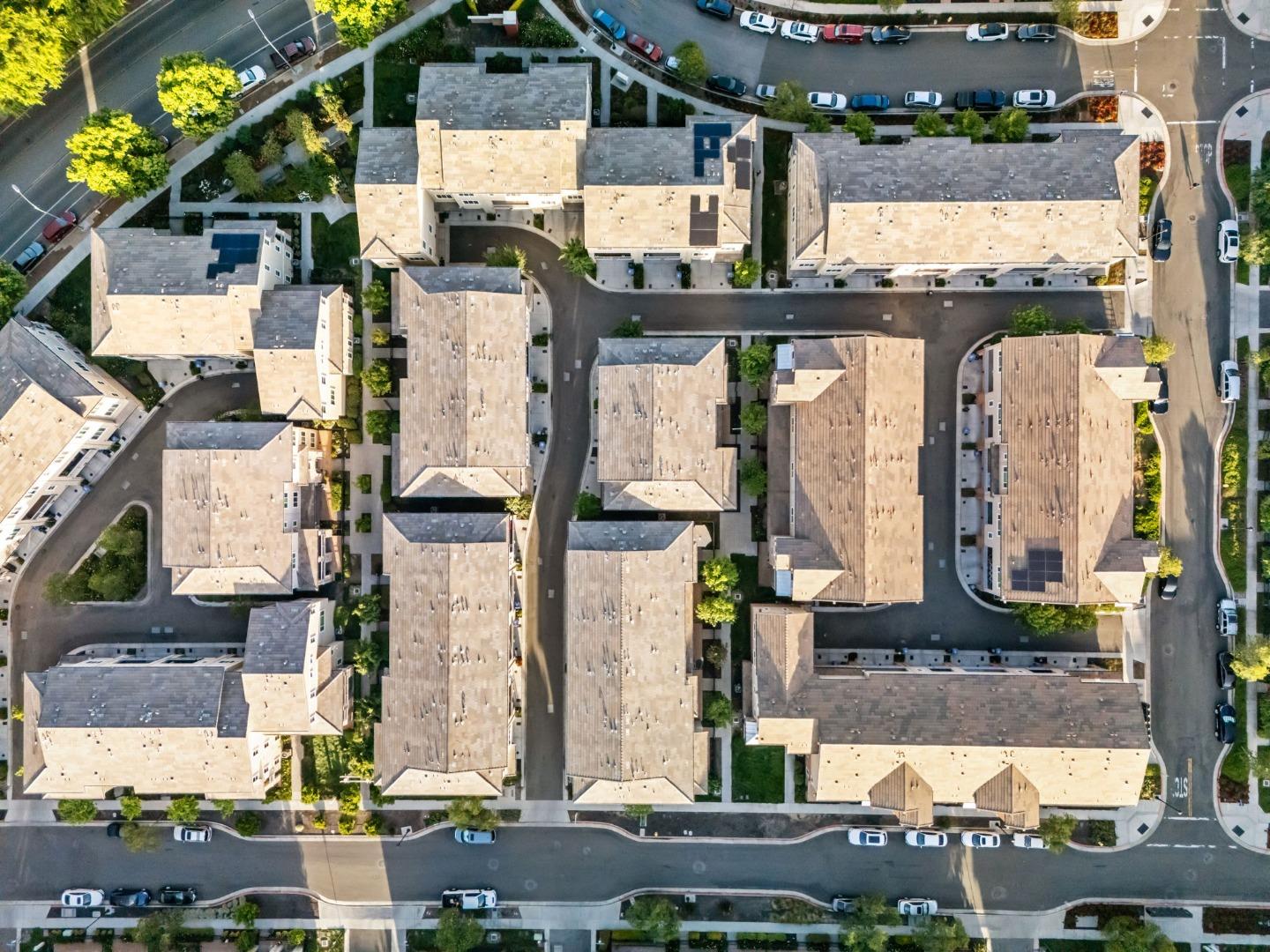 5977 Larkstone Loop San Jose, CA 95123 - Photo 56 of 63 an aerial view of houses with outdoor space