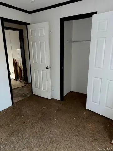 a view of an front door