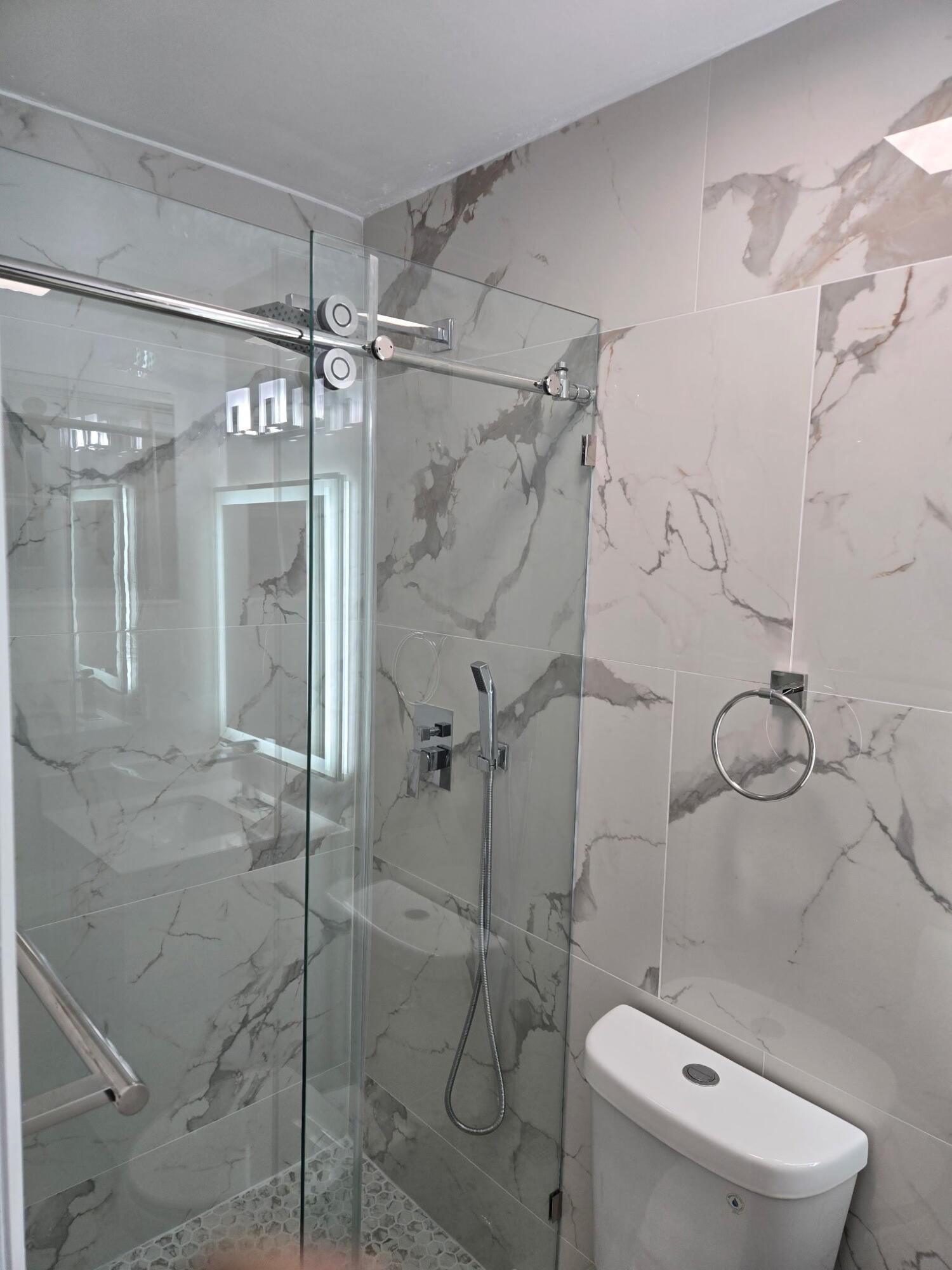 5131 Southwest 6th Court Margate, FL 33068 - Photo 25 of 25 a bathroom with a shower toilet and sink
