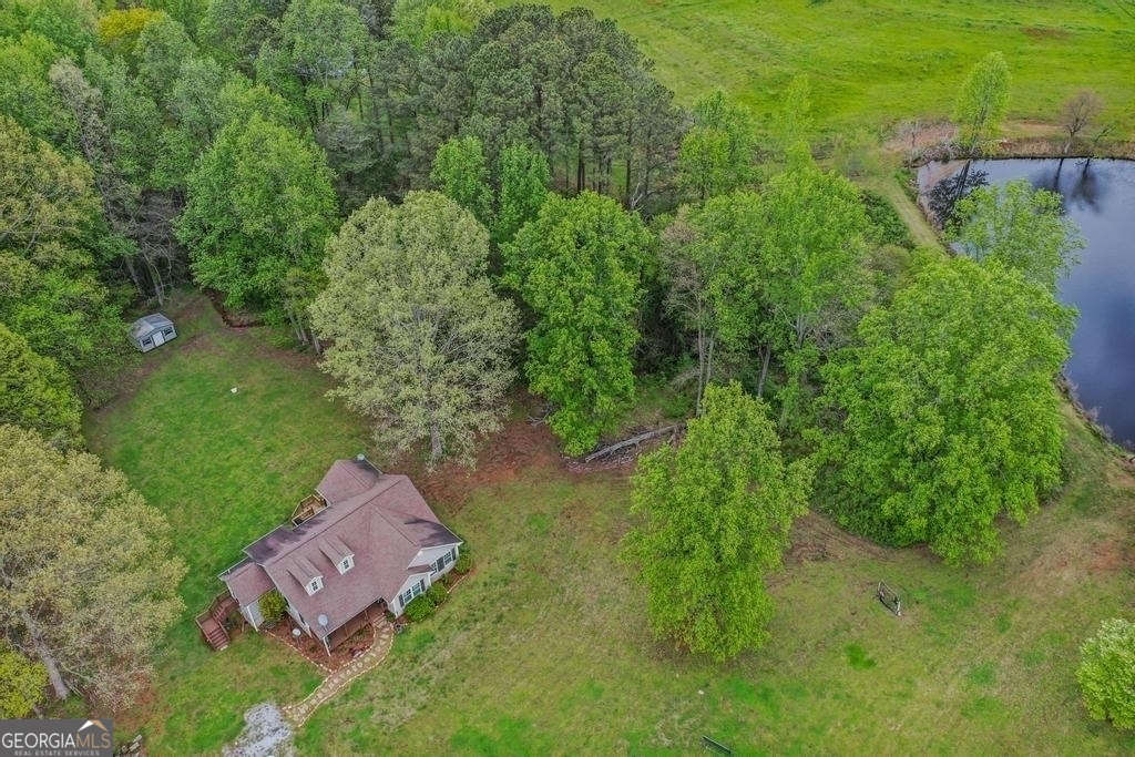80 Upper Caldwell Road Bowdon, GA 30108 - Photo 31 of 33 an aerial view of a house with a yard