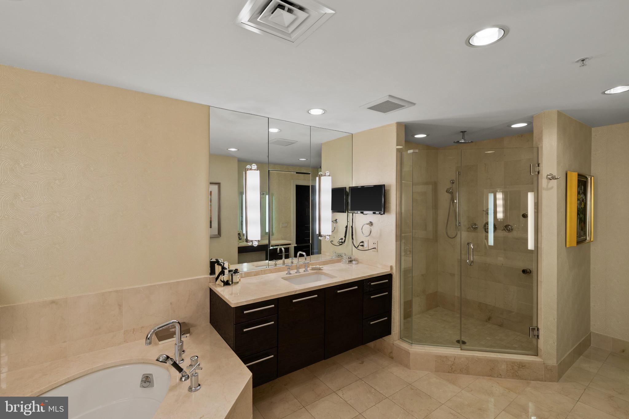 801 Key Highway, Unit 110 Baltimore, MD 21230 - Photo 41 of 78 Luxurious Primary Bathroom