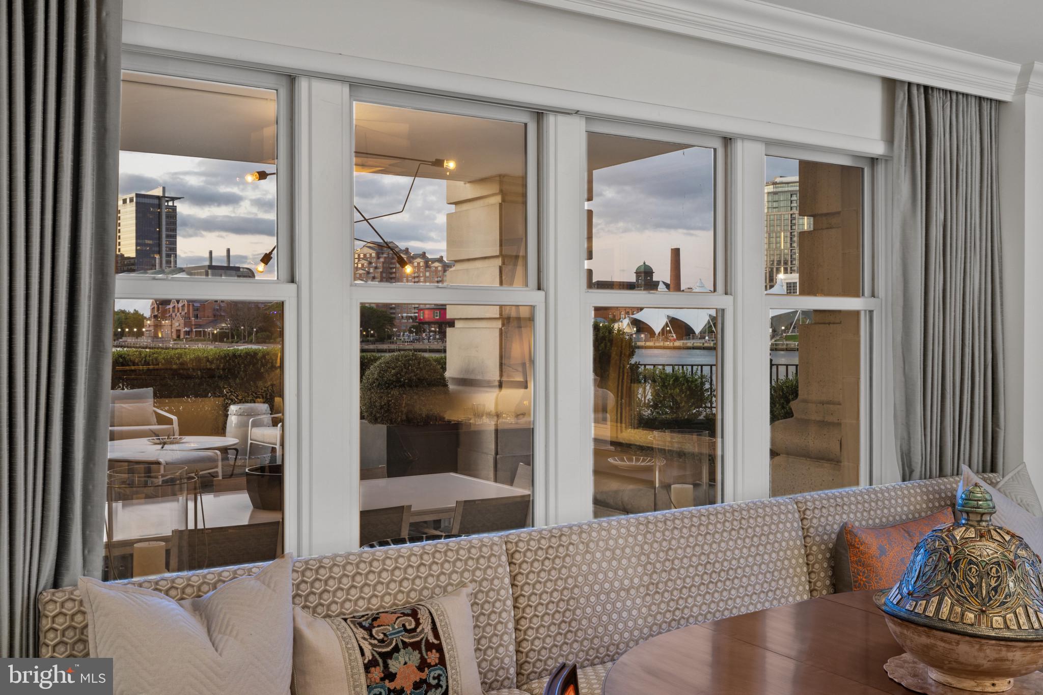 801 Key Highway, Unit 110 Baltimore, MD 21230 - Photo 45 of 78 Views to the Terrace and Harbor