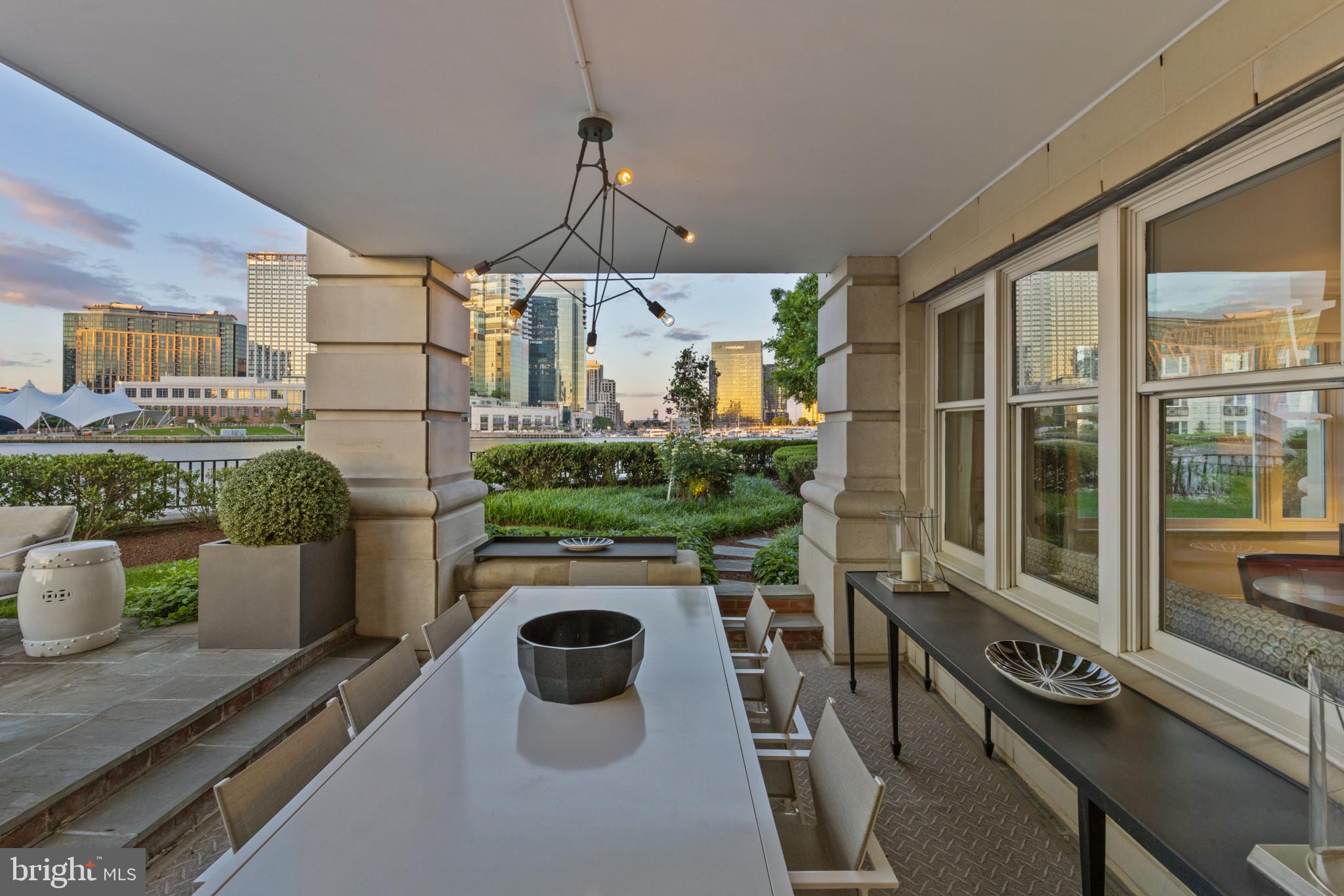 801 Key Highway, Unit 110 Baltimore, MD 21230 - Photo 57 of 78 Private Outdoor Terrace and Garden
