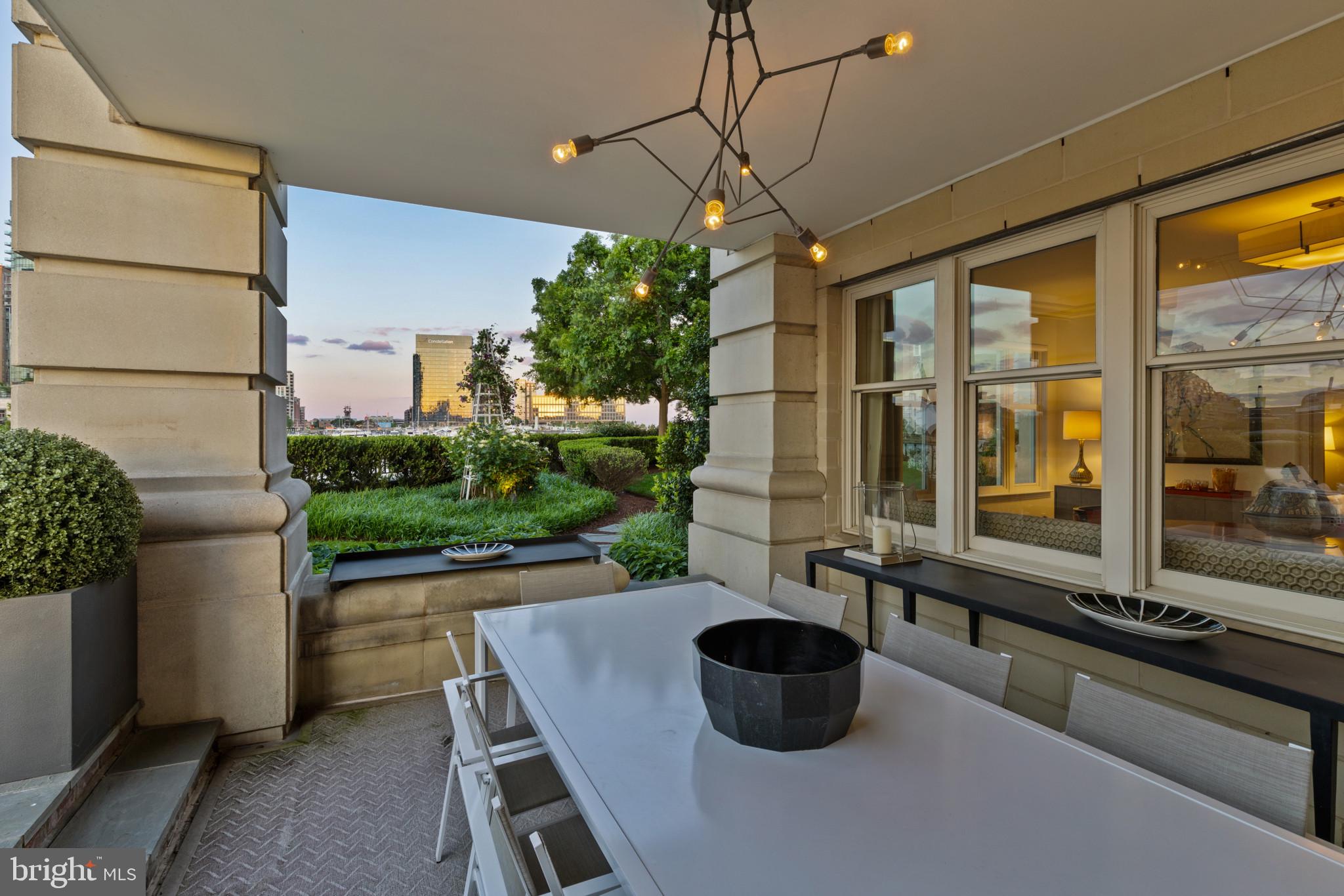 801 Key Highway, Unit 110 Baltimore, MD 21230 - Photo 58 of 78 Private Outdoor Terrace and Garden