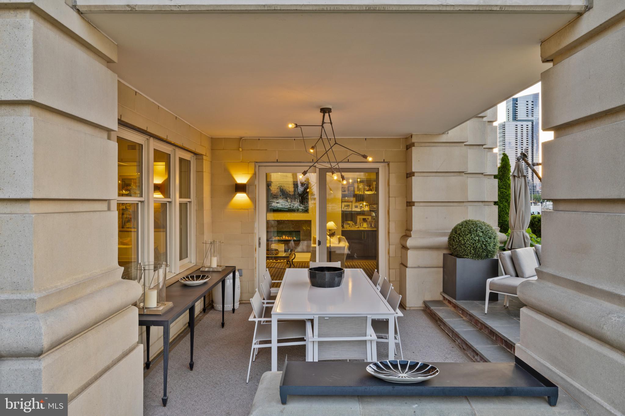 801 Key Highway, Unit 110 Baltimore, MD 21230 - Photo 59 of 78 Private Outdoor Terrace and Garden