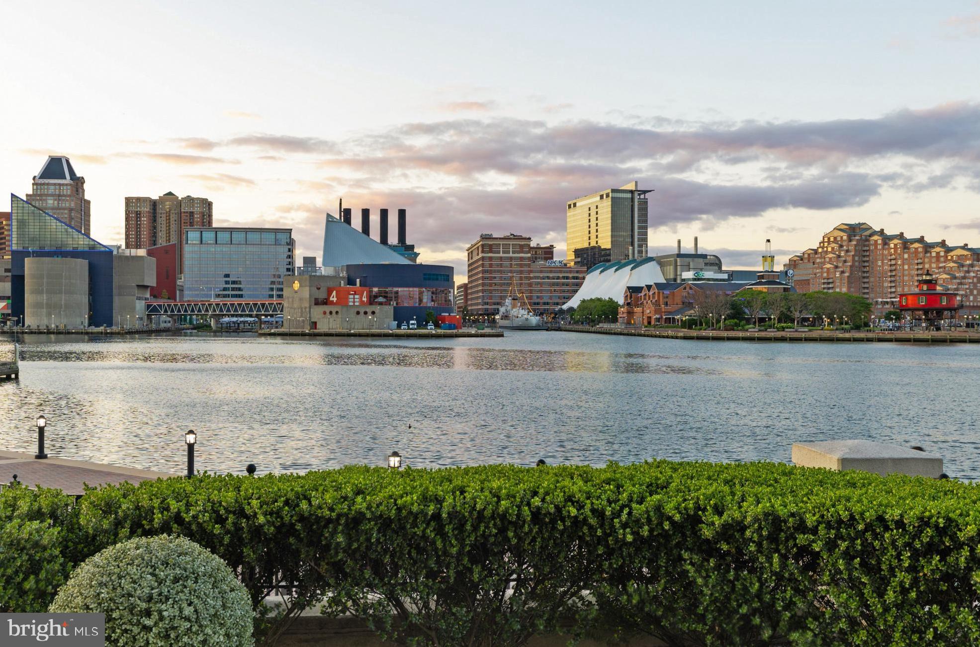 801 Key Highway, Unit 110 Baltimore, MD 21230 - Photo 60 of 78 a view of a lake and city