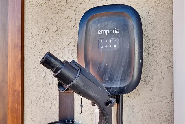 a close view of door