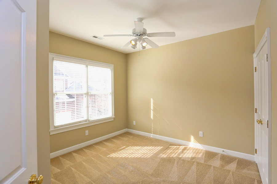 3109 Bentley Hill Road Raleigh, NC 27612 - Photo 18 of 25 The bedroom has just had fresh coat of paint and the carpets cleaned. The double window provides plenty of light and the ceiling fan helps keep things cool in the summer. Secondary Bedroom