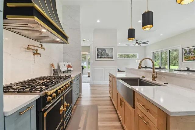 a bedroom with a bed and a television