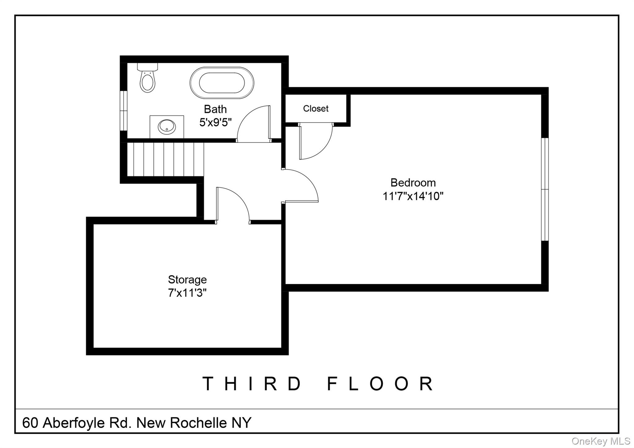 60 Aberfoyle Road New Rochelle, NY 10804 - Photo 25 of 26 a picture of a book and a bed