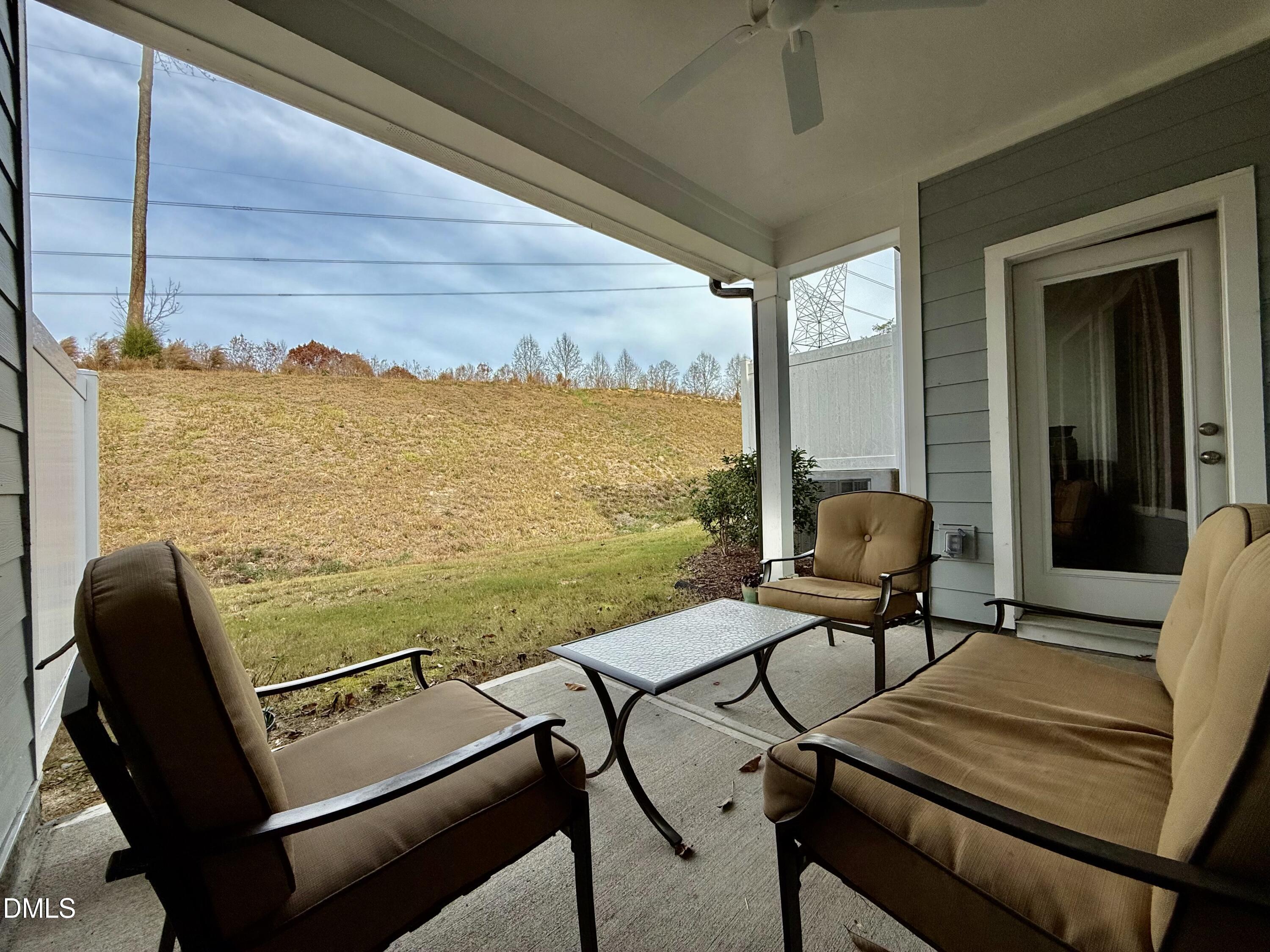 254 Deardom Way Chapel Hill, NC 27516 - Photo 20 of 21 a view of a balcony with chairs