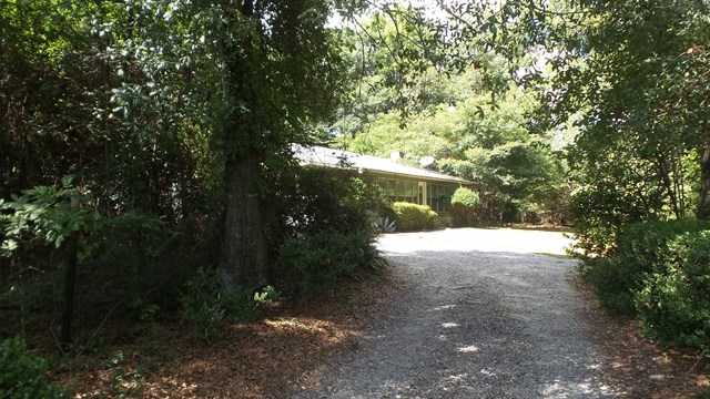 3585 Forrest Road Columbus, GA 31907 - Photo 3 of 21 a view of a yard with plants and trees