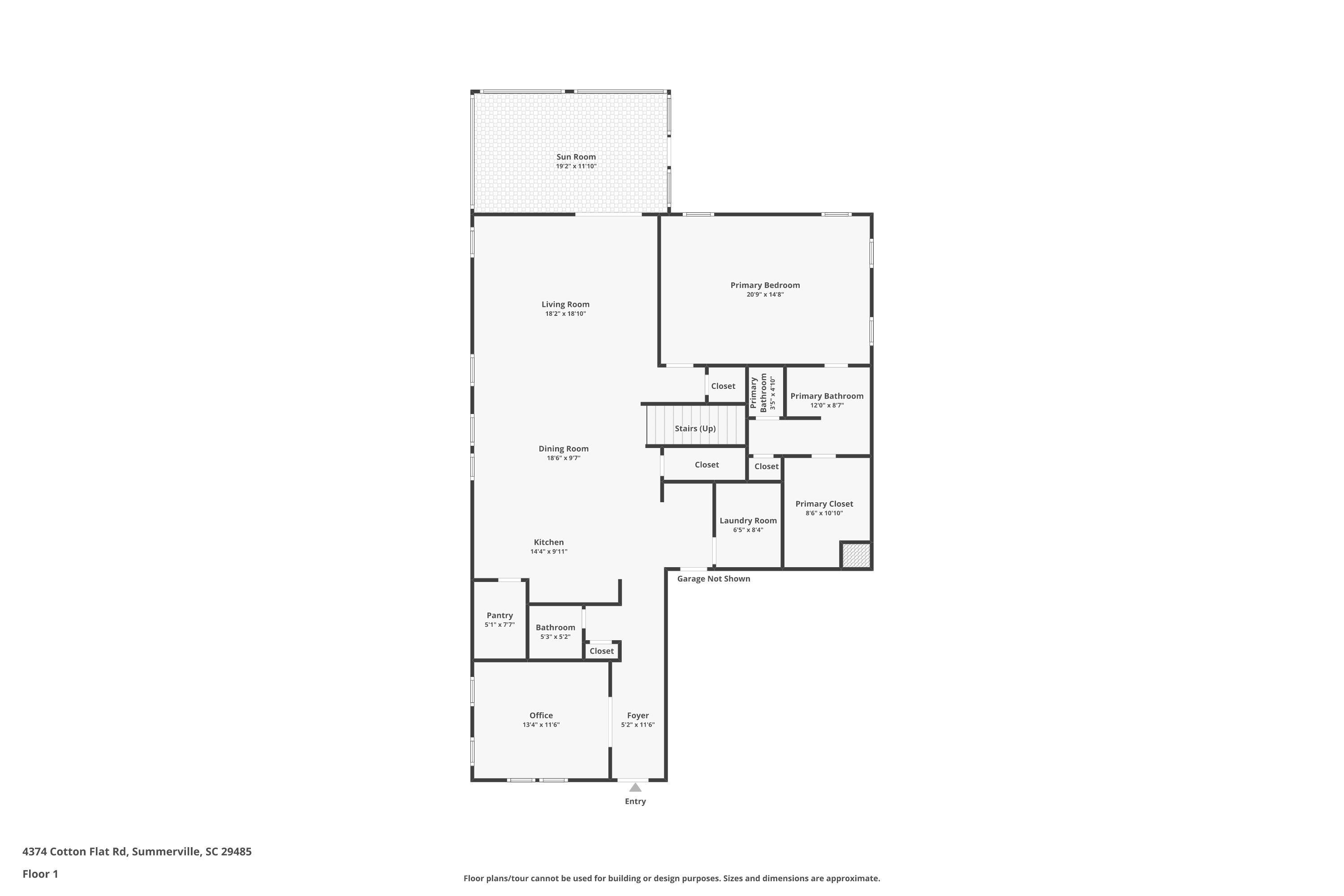 4374 Cotton Flt Road Summerville, SC 29485 - Photo 38 of 39 Floorplan - 1st Floor