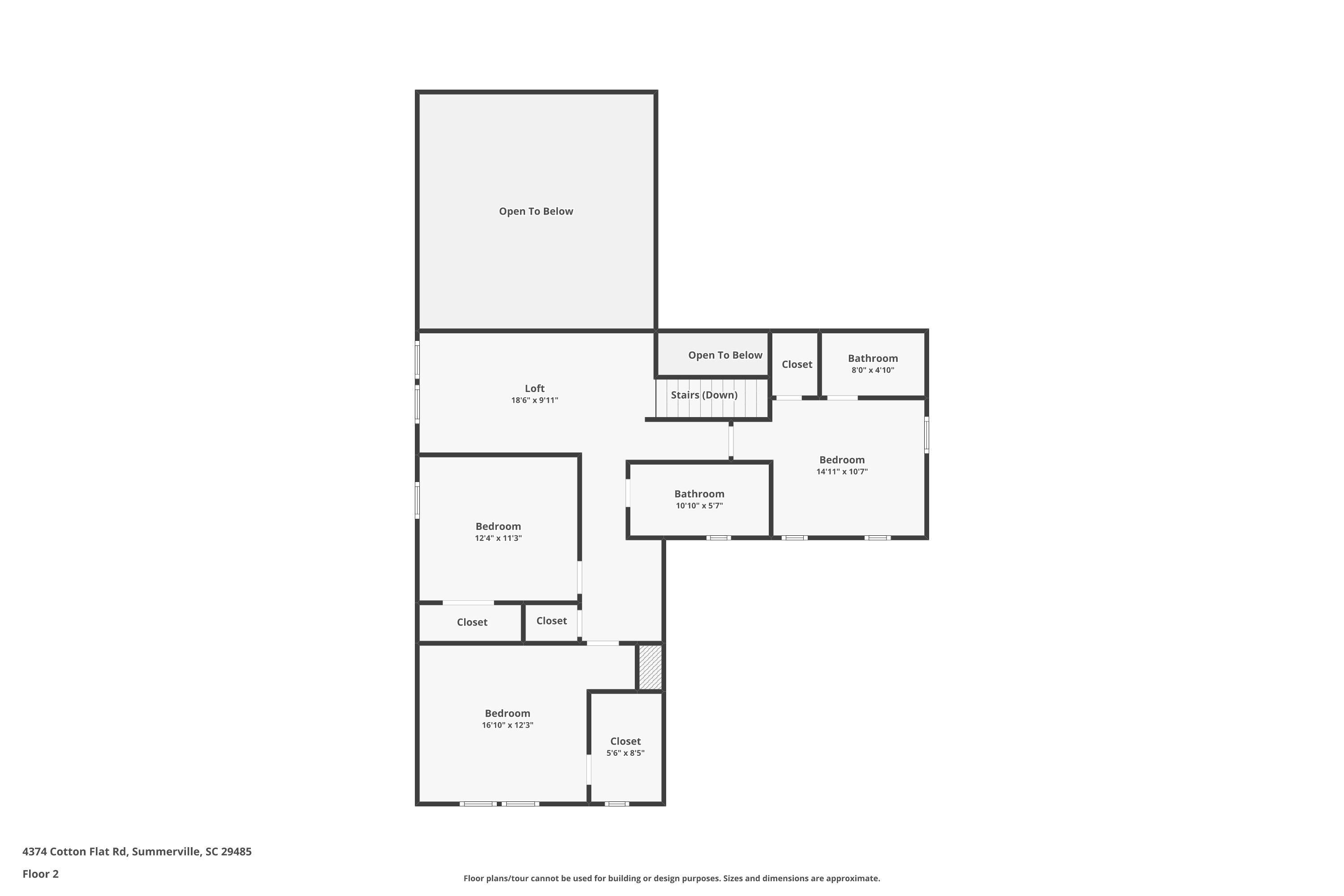 4374 Cotton Flt Road Summerville, SC 29485 - Photo 39 of 39 Floorplan - 2nd Floor