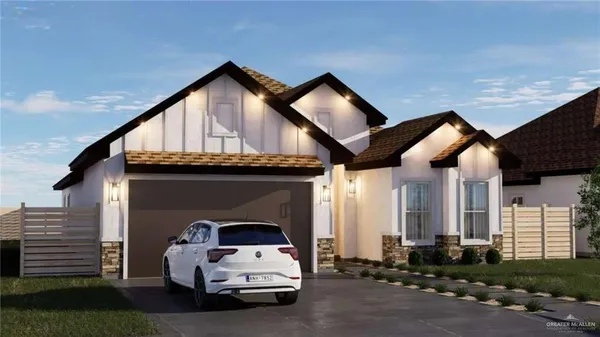 a car parked in front of house