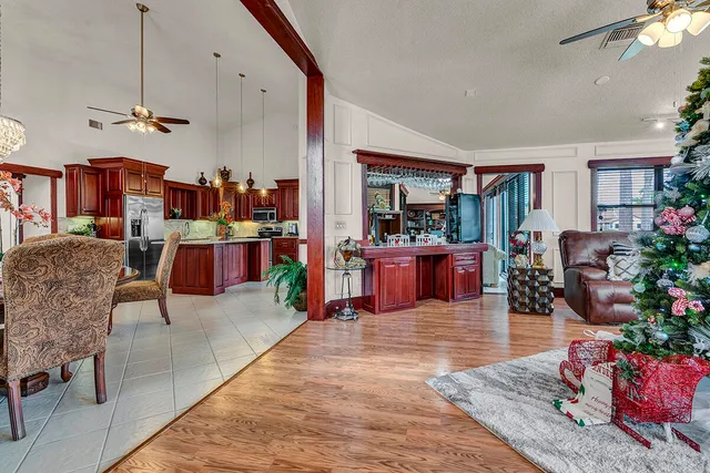 a spacious bathroom with a bathtub and a shower