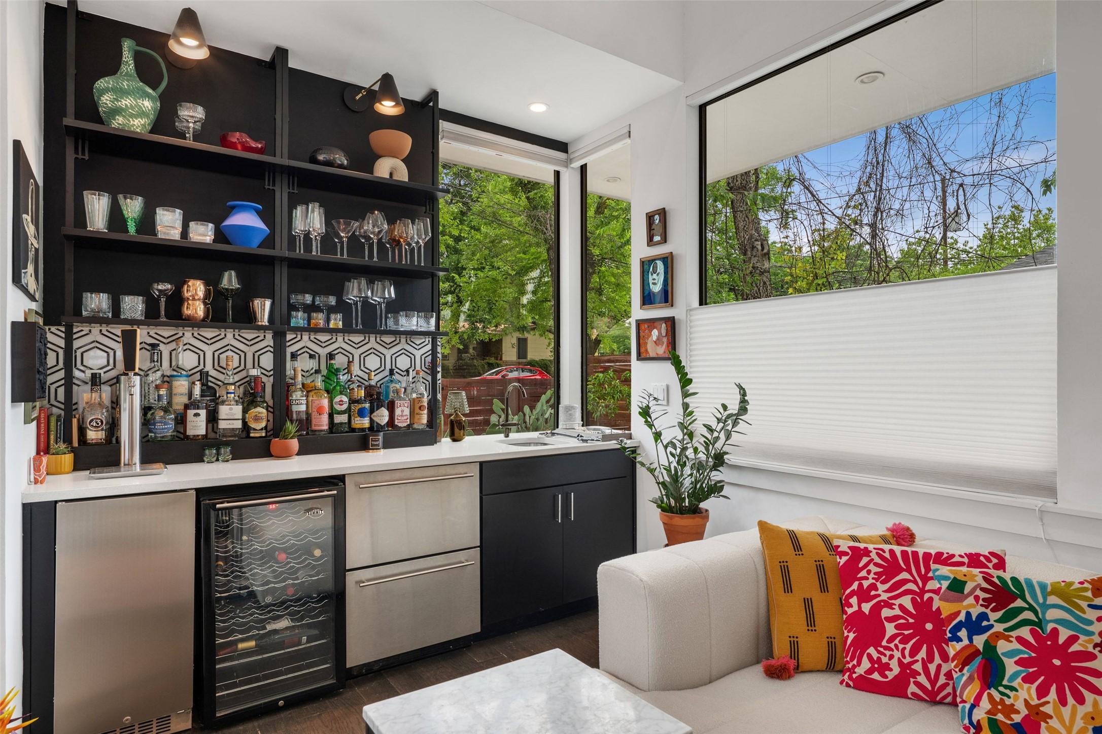 4615 Depew Avenue Austin, TX 78751 - Photo 12 of 40 Full wet bar downstairs