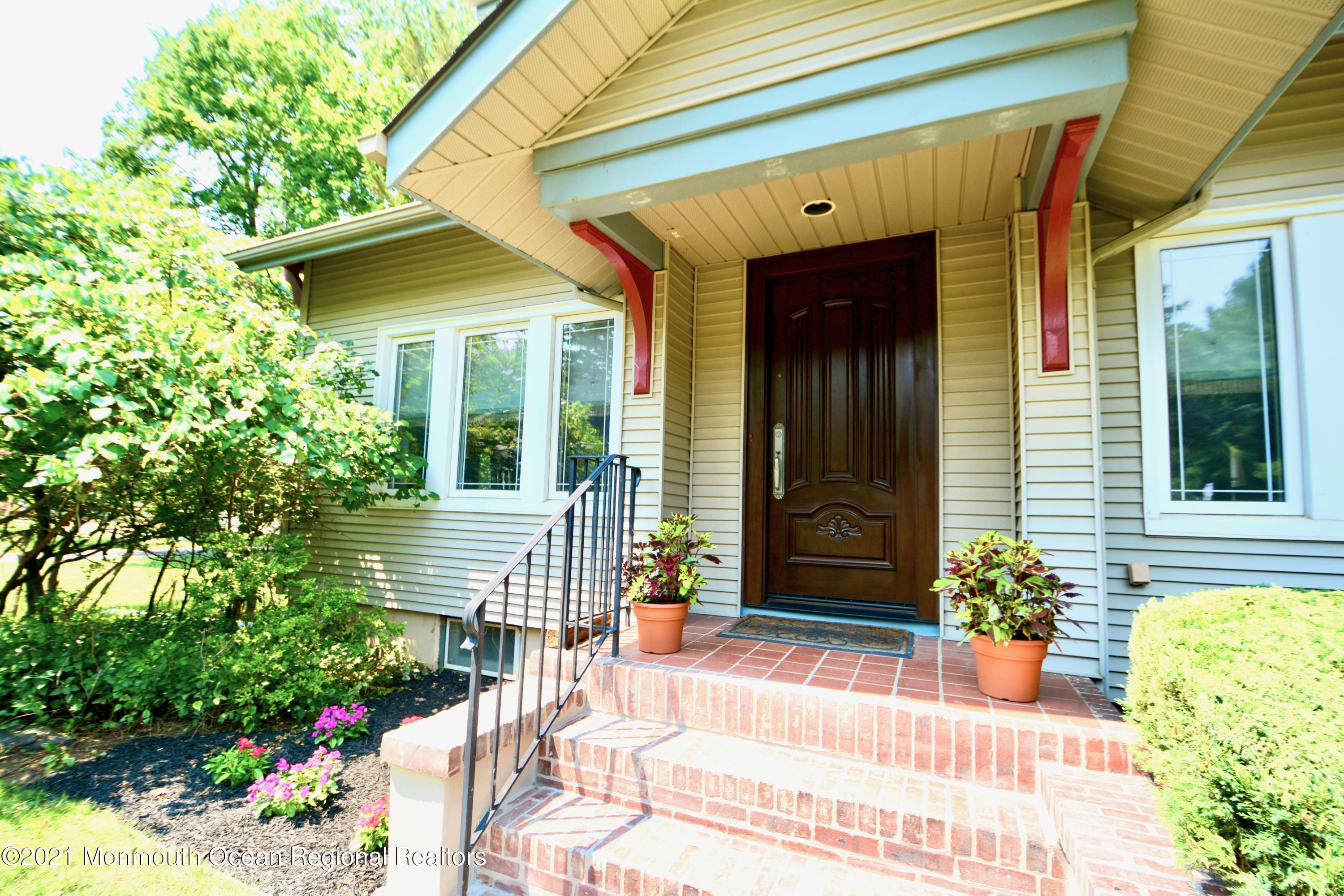 463 East Freehold Road Freehold, NJ 07728 - Photo 39 of 40 Fiberglass Mahogany Door!