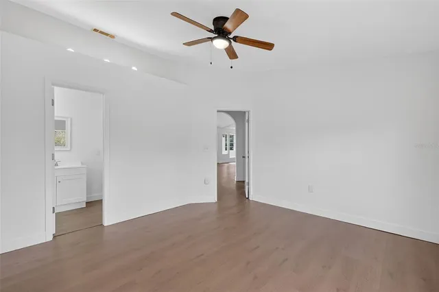wooden floor in an empty room