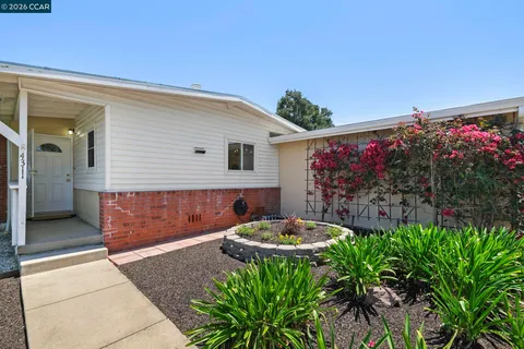a front view of a house with yard