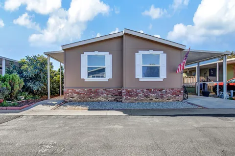a front view of house with yard