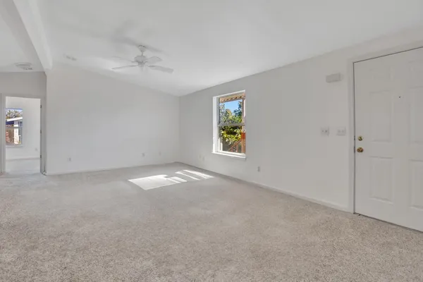 a view of empty room