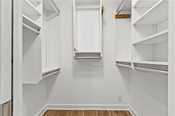 a view of walk in closet