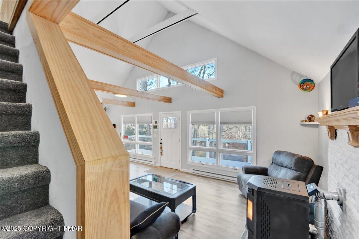 306 Timber Hill Road Henryville, PA 18332 - Photo 13 of 23 a living room with furniture and a window
