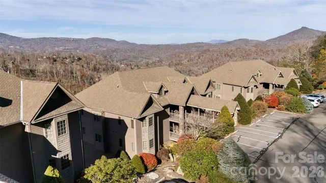 a view of a city with mountain