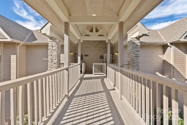 a view of a house with a porch