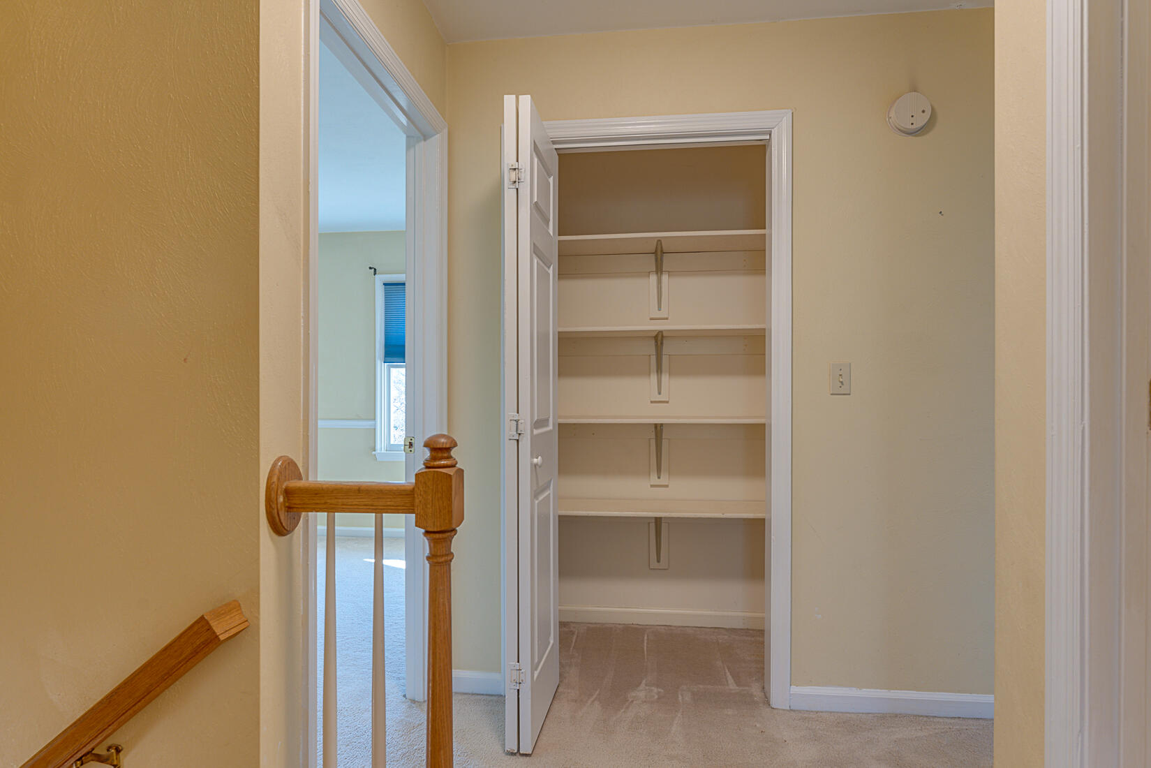 3490 Saunders Road Vinton, VA 24179 - Photo 31 of 60 a view of a hallway with wooden floor and closet