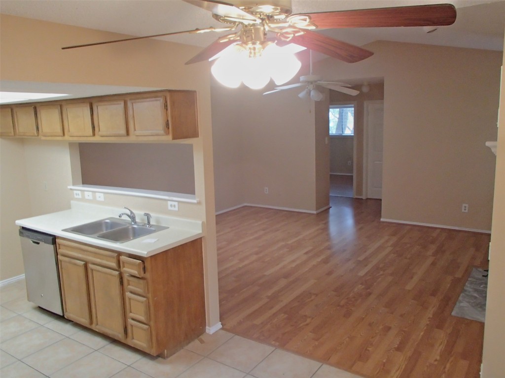 617 Luther Drive, Unit B Georgetown, TX 78628 - Photo 13 of 13 a bathroom with a sink and a mirror