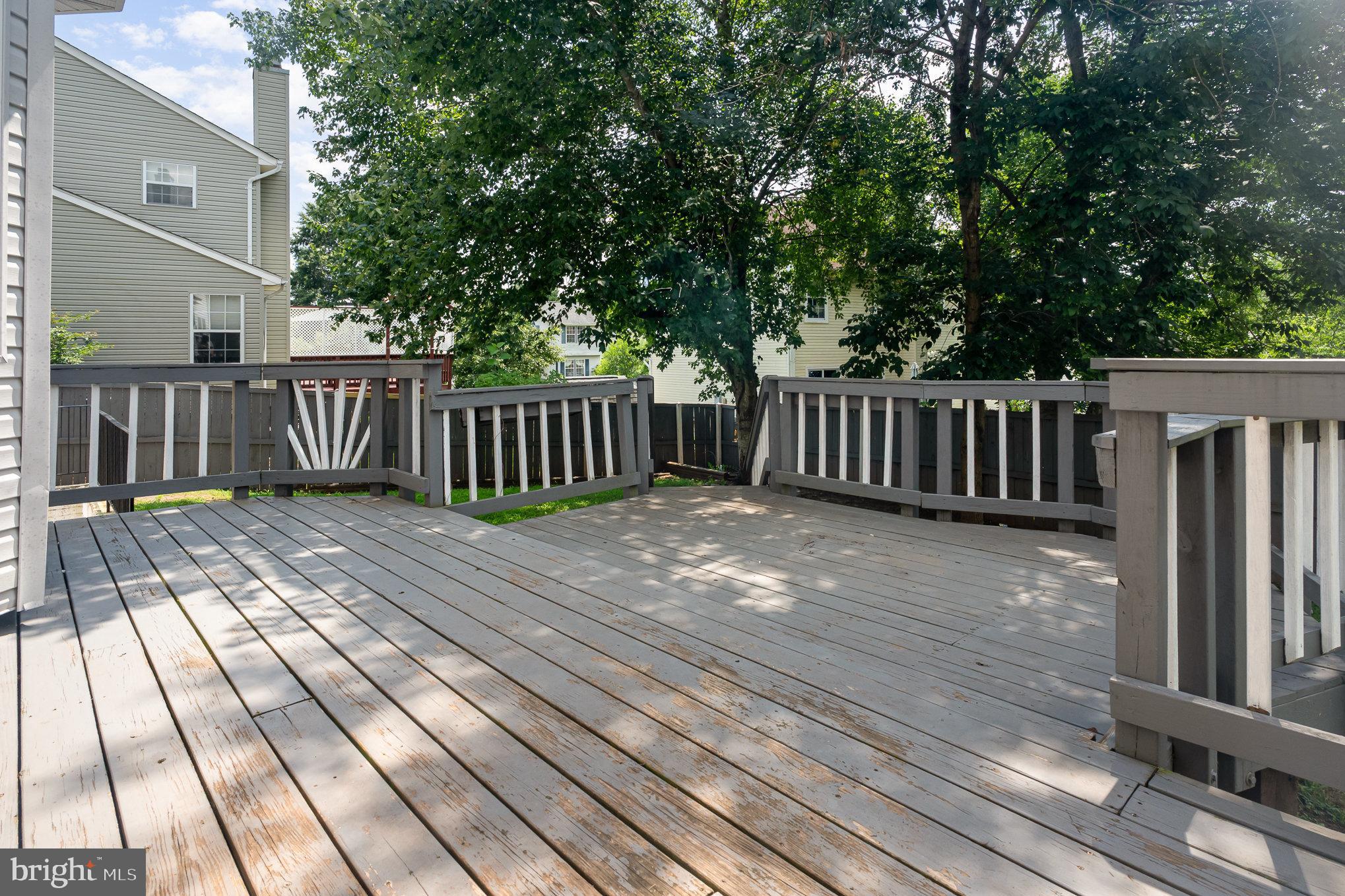 10402 Labrador Loop Manassas, VA 20112 - Photo 40 of 44 a view of deck with wooden floor and fence