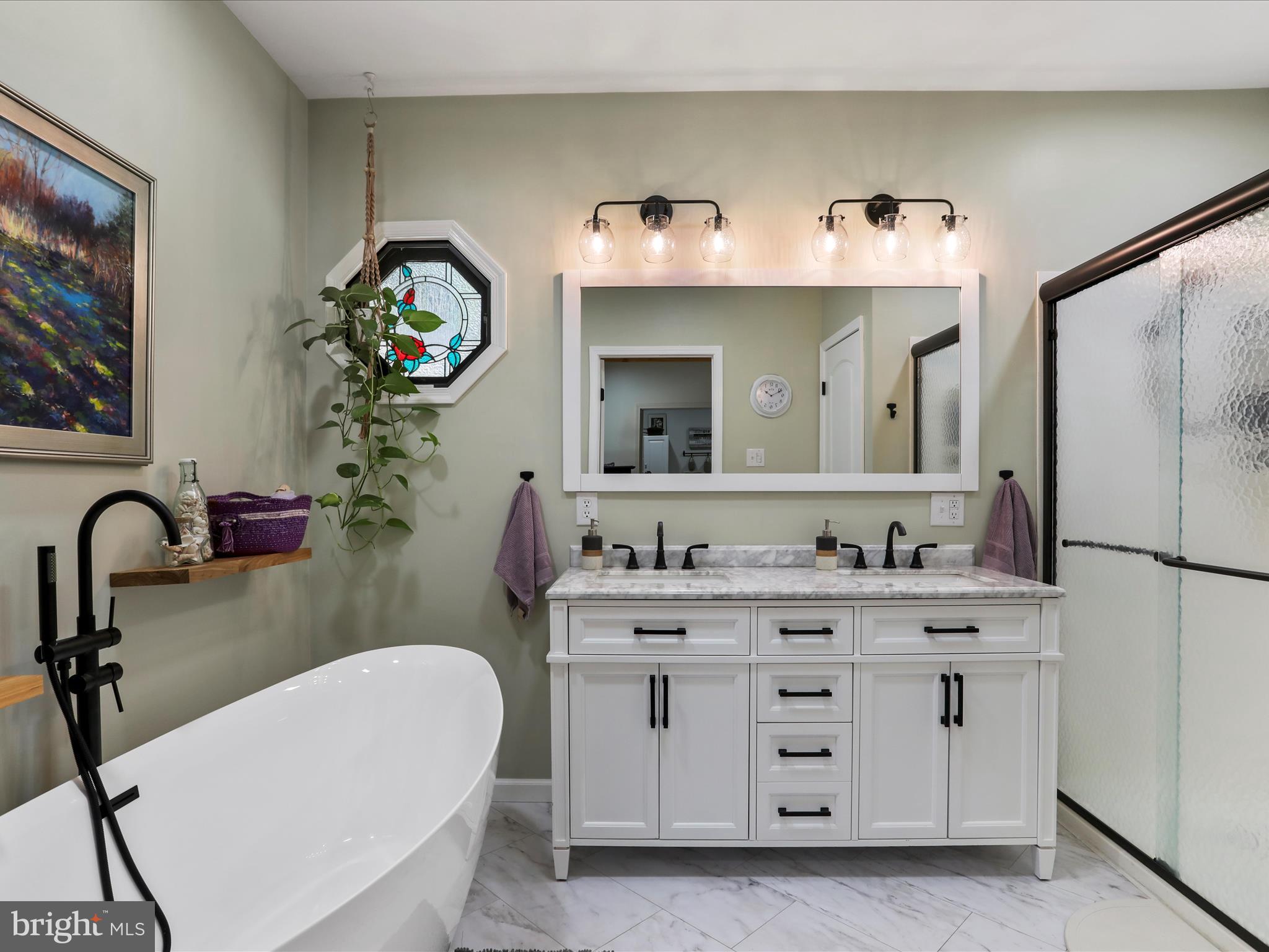 3953 West Weaver Road Greencastle, PA 17225 - Photo 23 of 61 Primary bath with soak tub and walk in shower