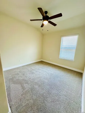 a view of a park with swings