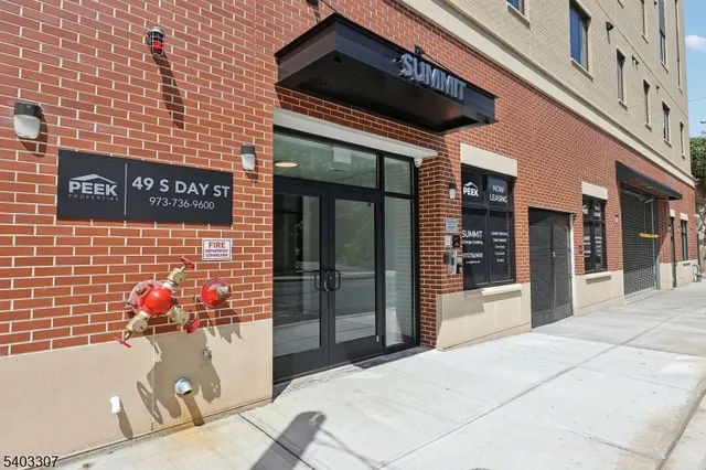 a view of a entryway door of the building