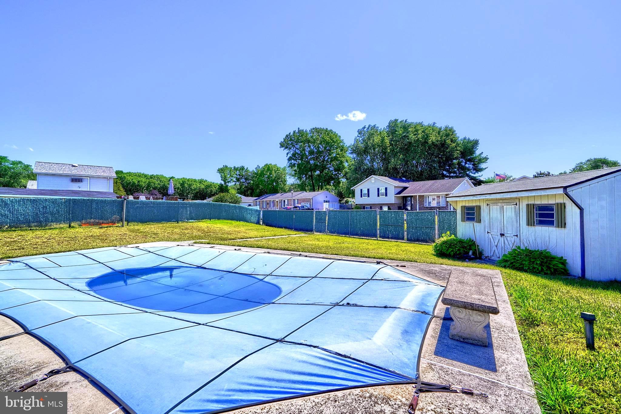 2505 Eugene Avenue Sparrows Point, MD 21219 - Photo 49 of 54 IN-GROUND POOL w/CEMENT SURROUND & BENCH!