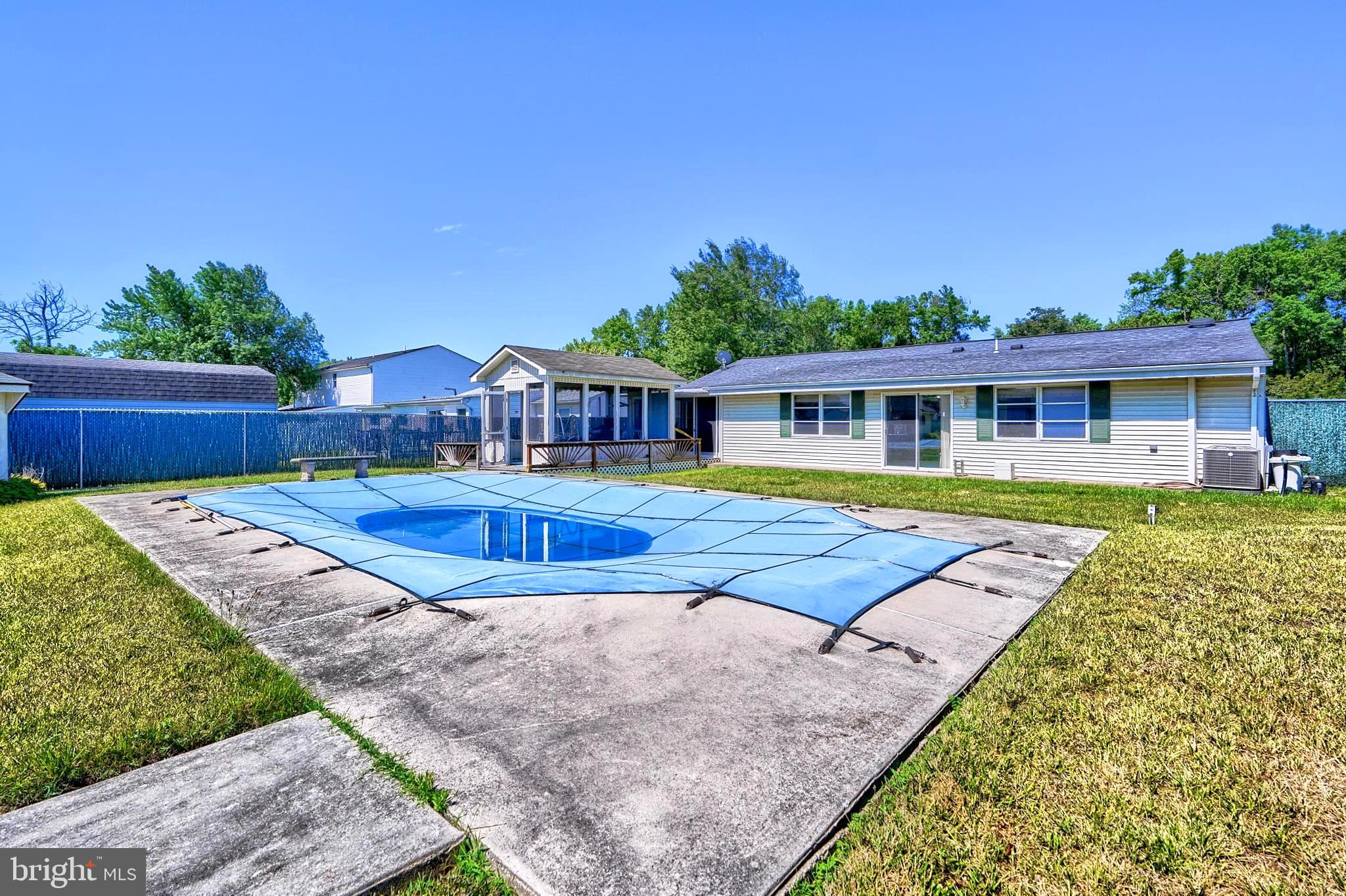 2505 Eugene Avenue Sparrows Point, MD 21219 - Photo 8 of 54 IN-GROUND POOL w/CEMENT SURROUND & BENCH!