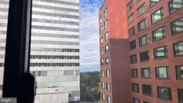 a front view of a building