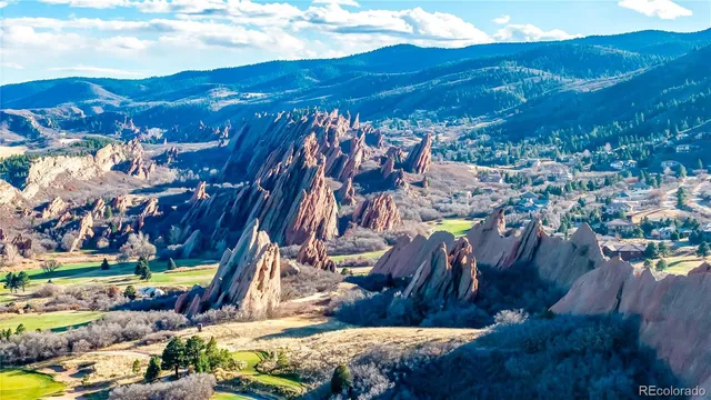 a view of outdoor space and mountain view