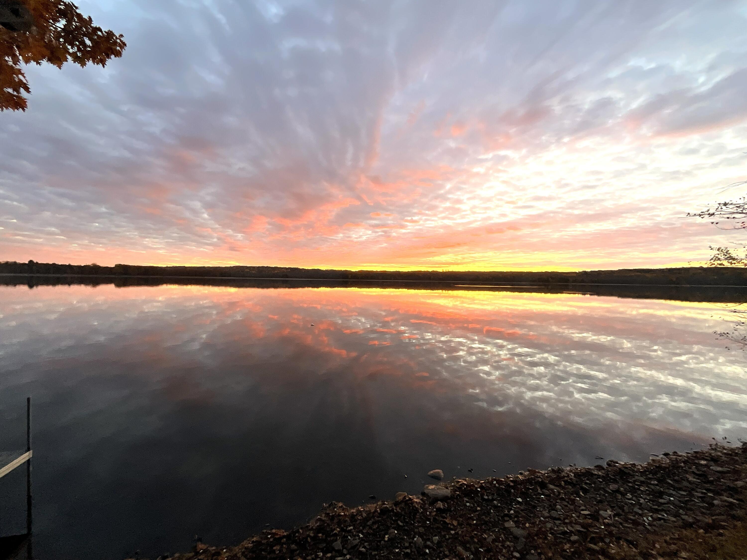 13 Libby Lane Burnham, ME 04922 - Photo 8 of 15 Sunrise over the lake
