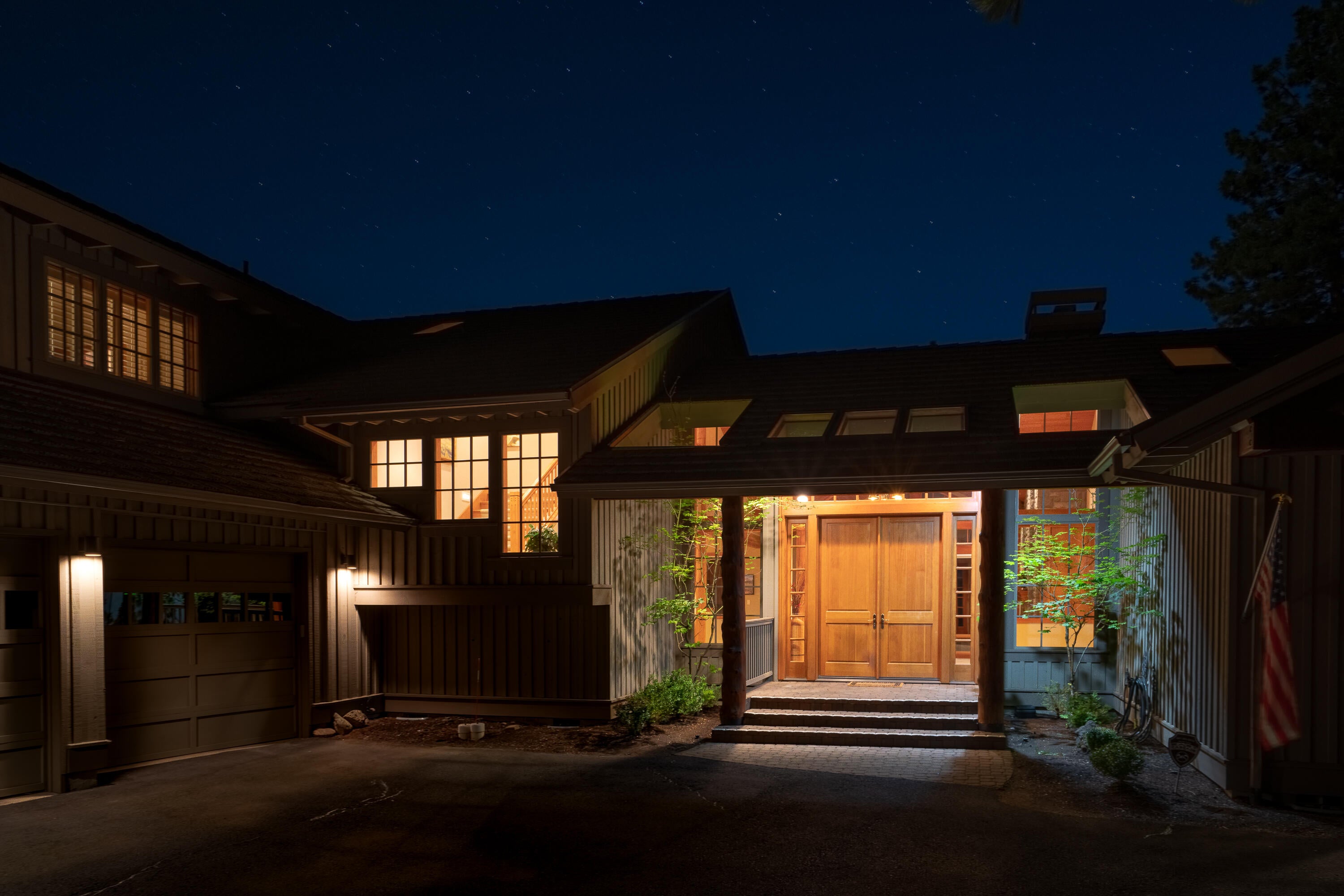 70331 Willow Herb, Unit GM205 Black Butte Ranch, OR 97759 - Photo 26 of 75 A late evening front entry is well lighted for arriving guests