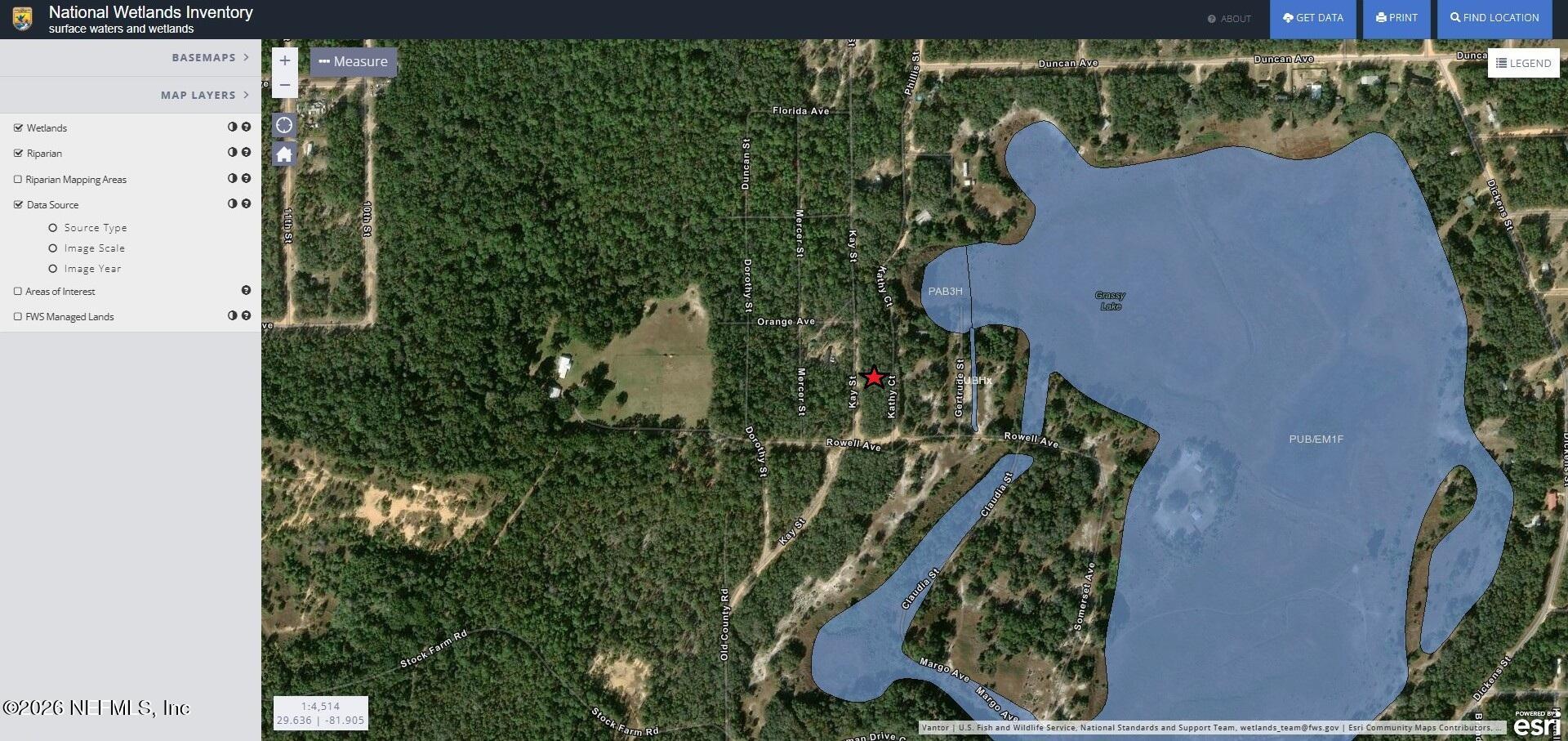 188 Kay Street Interlachen, FL 32148 - Photo 9 of 9 an aerial view of a residential houses with outdoor space