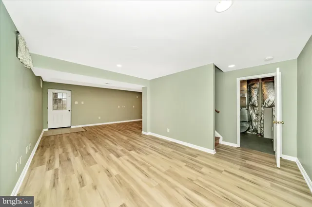 a view of empty room