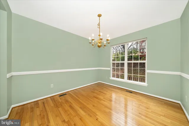 a view of a room with windows