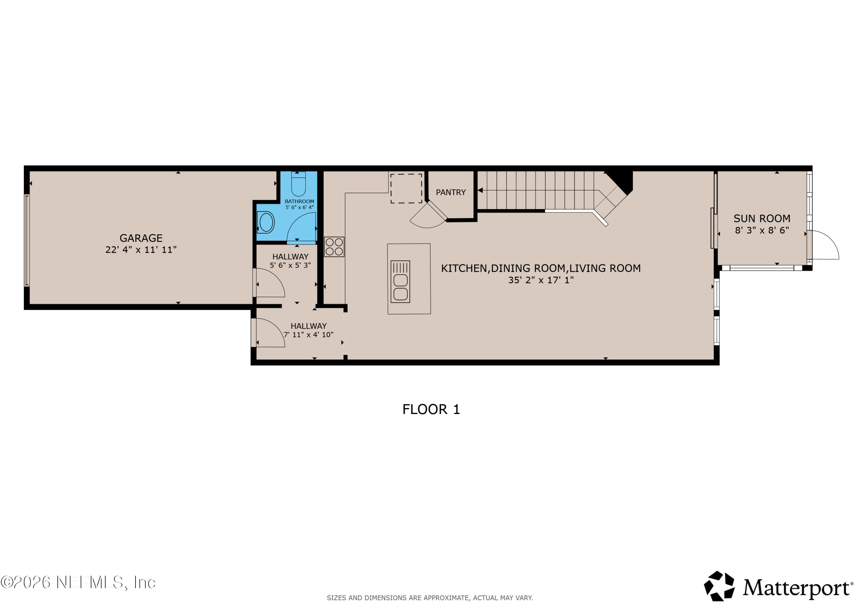 92 Seaport Breeze Road St. Augustine, FL 32095 - Photo 46 of 47 First Floor Floorplan